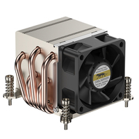 COOLSERVER 1700-2UR65 LGA1700 CPU Type 5 Heat Pipe High-Power Copper Aluminum Server Radiator Air Cooler pour serveur 2U TDP 220W