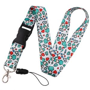 Lanières personnalisées en polyester imprimées numériquement, écologiques, durables, résistantes à l'eau, avec crochet pour téléphone, promotionnelles, pour cartes d'identité, pour événements - Product Image 3