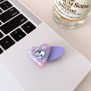 New Arrival Cute Acetate Accessories Hairpin in Candy Colors Diamond Love Shape <b>Barrettes</b> <b>for</b> Girls - Product Image 4