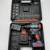 Perceuse électrique au lithium transfrontalière haute puissance, visseuse à chocs réversible à deux vitesses, vitesse variable en continu