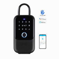 Intelligenter Schlüsselsafe K5 TTLock Tuya Fingerabdruck-Schlüsselbox Wasserdicht IP65 Outdoor Smart Lock Box mit App-Fernzugriff