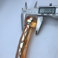 Consolador de cristal transparente para mujer, pene de cristal para sexo Anal, Juguetes sexuales