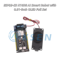 AI-KSEN Xiage Xiaozhi AI Robot dialog, Kit kombinasi ESP32-S3 N16R8 papan pengembangan suara cerdas