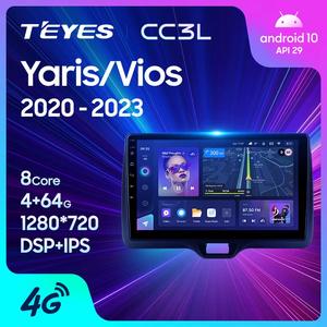 <span class=keywords><strong>TEYES</strong></span> CC3L WIFI para Toyota Yaris Vios 2020 - 2023 Volante a la Derecha Radio Reproductor Multimedia Video Navegación Estéreo GPS <span class=keywords><strong>Android</strong></span> - Product Image 1