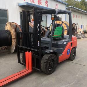 Low Hours High Cost Performance Low Price Sale Second Hand FD30 3ton Toyota <b>Forklift</b>-Japan Original 4300kg Weight Video - Product Image 4