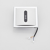 Panneau de capteur d'urinoir en plastique HLK, ensemble de capteurs inductifs avec électrovanne, économie d'eau et alimentation en eau écologique pour cuvette de toilettes
