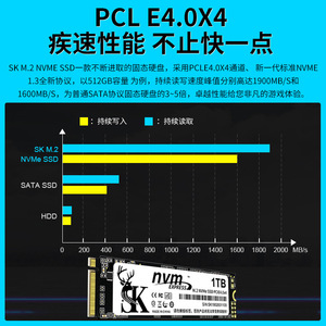 SK <b>M.2</b> NVMe <b>SSD</b> 1TB <b>2TB</b> PCIe4.0 2280 Desktop High Speed Transfer - Product Image 3