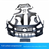 Kit de pare-chocs et feux antibrouillard semi-carbone pour AMG GT50 53 43 63S, version améliorée et modifiée Babos Rocket 900