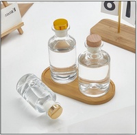 Bouteille de diffuseur de roseau bon marché 100ml 200ml 500ml bouteille de diffuseur en verre bouteille de diffuseur ronde