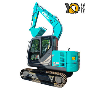 Miniexcavadora Kobelco SK70-11 de 7 Toneladas con Motor Yanmar Sin OPF de Alta Eficiencia para Uso Agrícola y Municipal - Product Image 1