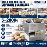 Machine commerciale automatique de division de pâte 5-2000g, coupe-pâte quantitative pour boulangerie, pizza, pain, boulettes, usine alimentaire