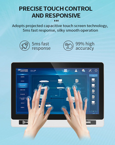 15.6inch j4125 N100 Bảng điều khiển công nghiệp <span class=keywords><strong>PC</strong></span> NFC / RFID Reader và mã qr quét màn hình cảm ứng màn hình nhúng tất cả trong một máy tính - Product Image 4