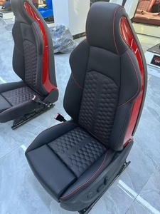 GZYLC <span class=keywords><strong>Coprisedili</strong></span> in Pelle Completi per <span class=keywords><strong>Audi</strong></span>, Produzione Diretta, per Modelli A4 A6 A7 A8 - Product Image 2