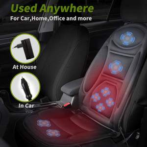 Bantalan pemijat kursi belakang getar dengan 5 motor getar & 5 mode termasuk fitur panas - Product Image 3