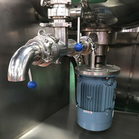 Fabrication de cosmétiques Émulsifiant industriel Escargot Slime Homogénéisateur sous vide Mélangeur Crème de beauté Dentifrice Faisant la machine 5 Kw.