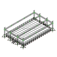Structure de treillis en aluminium de qualité supérieure, treillis à charge stable, treillis de scène lumineux personnalisé de toutes formes pour événements de mariage