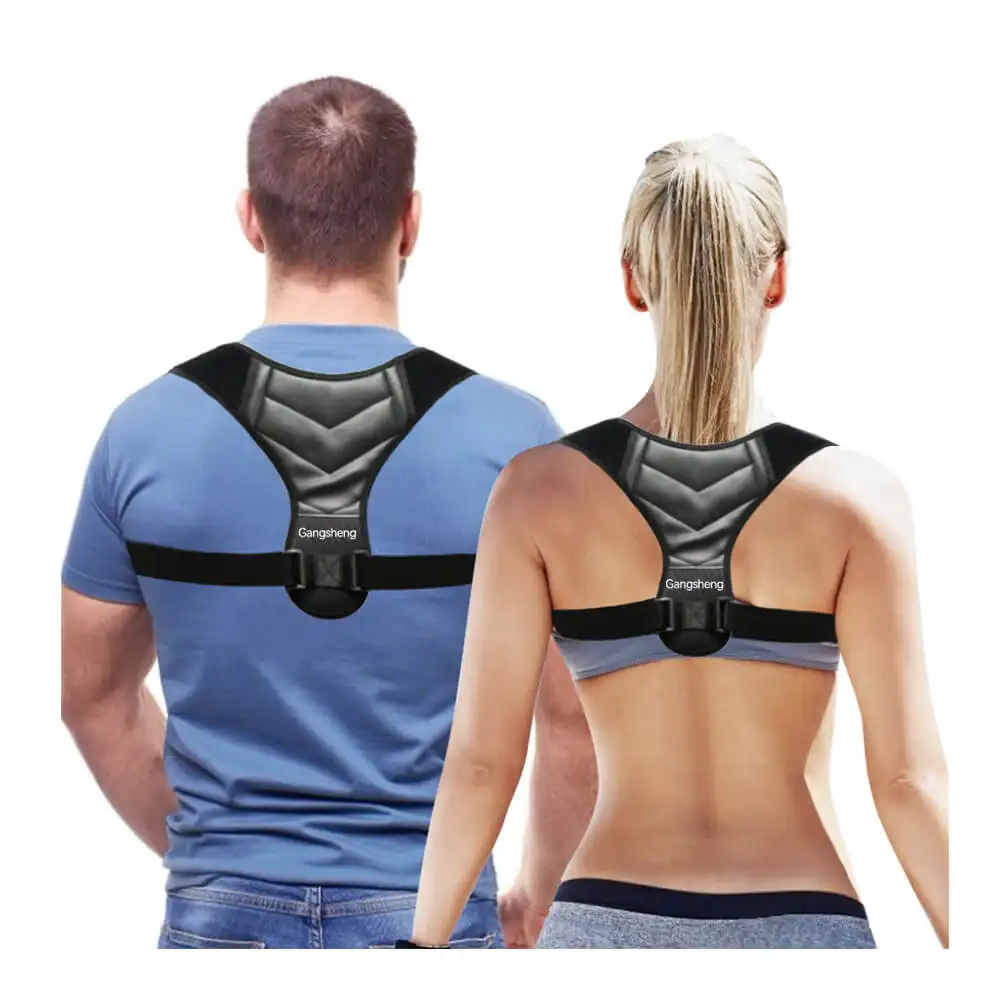 Tongsheng — ceinture pour le dos, ajustable, correcteur de Posture, avec Logo personnalisé de marque, pour hommes et femmes