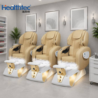 Fauteuils de Pédicure Électriques LED Multifonctionnels Modernes pour Salon de Manucure