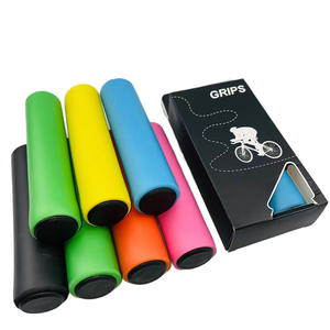 Empuñaduras de silicona para manillar de 22,2mm para bicicletas de montaña, bicicletas de engranaje fijo, equipo de ciclismo, coloridas, antideslizantes, impermeables - Product Image 4