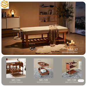 Table De <span class=keywords><strong>Massage</strong></span> Hydrothérapie professionnelle <span class=keywords><strong>Lit</strong></span> de <span class=keywords><strong>massage</strong></span> aquatique avec cadre en bois pour soins de beauté - Product Image 6