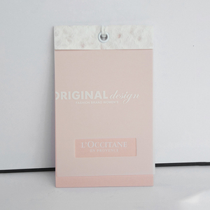 브랜드 의류 액세서리 사용자 정의 로고 의류 의류 고급 옷 행태그 핑크 행 태그 Pvc 카드 - Product Image 1