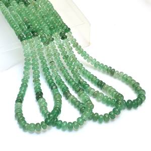 Cuentas Redondas Lisas de Cuarzo Fresa AAA+ de 5mm-7mm, Cuarzo Verde Natural, Piedra Semipreciosa, Cuentas Sueltas Cortadas a Mano para Joyería - Product Image 2