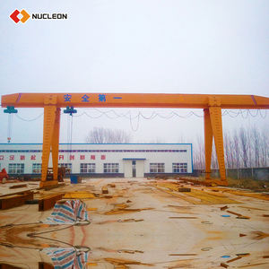 ورشة رافعة جسرية صغيرة بارتفاع قابل للتعديل باستخدام عارضة واحدة 5 طن رافعة إطار جالوت للبيع - Product Image 4