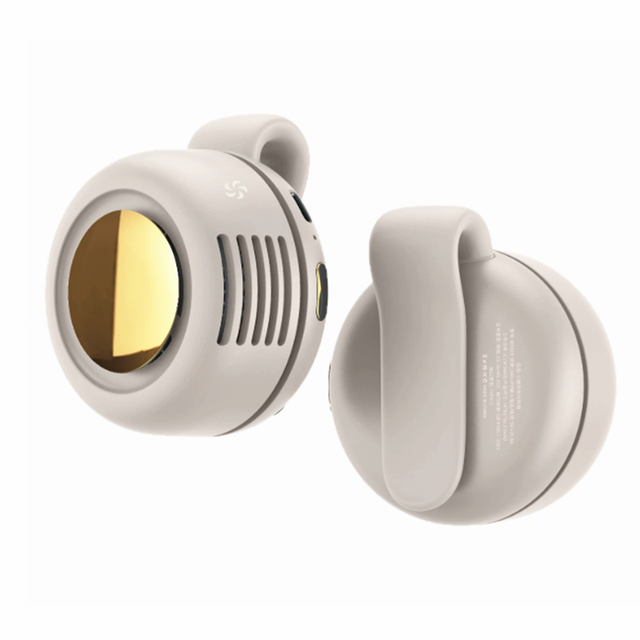2 in 1 Waist Clip Bladeless Fan Quiet 3 Speeds Hands-Free Neck Fan Mini Portable Waist Clip Fan for Better Cooling