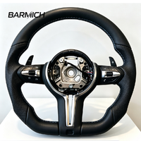 Volant sport de style OEM premium avec garniture noire piano pour BMW F10 F20 F30 F36 F80 F82 F87 F90 E70 E90 Series