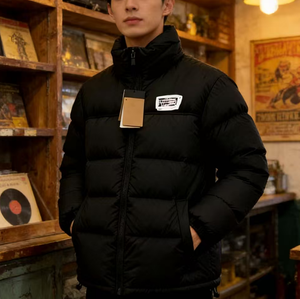 Chaqueta de plumón blanca para hombre, talla grande, estilo urbano, oversize, para invierno, <span class=keywords><strong>The</strong></span> Jacket For <span class=keywords><strong>North</strong></span> Custom Short Burberry Jackets - Product Image 1