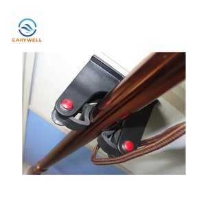 Accessoires <span class=keywords><strong>de</strong></span> bâtons <span class=keywords><strong>de</strong></span> marche, <span class=keywords><strong>support</strong></span> d'entrejambe <span class=keywords><strong>de</strong></span> <span class=keywords><strong>canne</strong></span> en Nylon noir pour rouleau, 1 pièce - Product Image 4