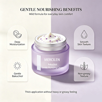 Crème Visage MERCILEN Personnalisée avec Logo, Capsules Liftantes pour les Pores, 99% Bakuchiol Pur, Céramide Rétinol pour une Peau Raffermie et Densifiée