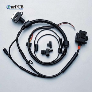 Cable de Control de Bloqueo de Capucha Coaxial USB Tipo C Enrollado, Fabricación de Cables Personalizados, Arnés de Cableado para <span class=keywords><strong>Tractor</strong></span>, Banco de Trabajo - Product Image 3