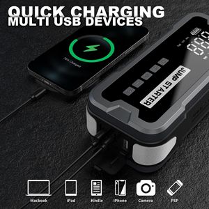 بطارية سيارة مقاومة للماء قفزة بداية باور بنك 12 فولت معزز بطارية سيارة ذكية - Product Image 5