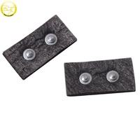 Étiquettes décoratives personnalisées en similicuir pour vêtements, lettres en jean et métal, patchs en PU pour accessoires vestimentaires