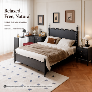 Lit double king size en bois massif de style <span class=keywords><strong>nordique</strong></span> moderne avec support en bois de pin de Nouvelle-Zélande et chêne rouge pour mobilier de chambre - Product Image 1