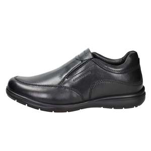 Zapatos Casuales de Cuero Negro para Hombre, Estilo Slip-On, Marca Lumberjack - Product Image 1