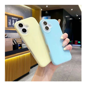 เคสโทรศัพท์มือถือเนื้อซิลิโคนเหลวเจลลี่ให้ความรู้สึกเหมือนหนัง TPU PC พร้อมผ้ากำมะหยี่สีล้วนสำหรับ <span class=keywords><strong>iPhone</strong></span> 13 <span class=keywords><strong>14</strong></span> 15 16 17 <span class=keywords><strong>PRO</strong></span> <span class=keywords><strong>MAX</strong></span> - Product Image 4