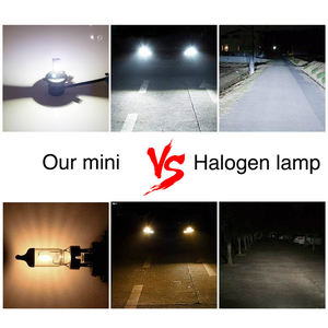 Kit de Conversión de Faros Delanteros LED Súper Brillantes M2 H4, Chip LED Potente H1 CR-EE de 28 W y 6000 LM, Bombilla LED para Automóvil - Product Image 6