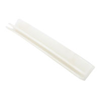 Bande de bordure de comptoir en profilé extrudé moderne personnalisé PVC/PP/ABS, résistante à l'humidité, profilé en L, résistant à l'eau