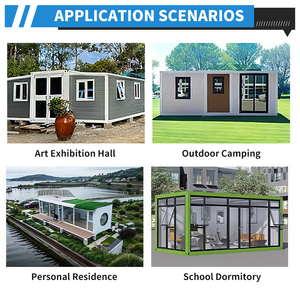 Casa Contenedor Expandible Prefabricada <span class=keywords><strong>de</strong></span> 2 Dormitorios, <span class=keywords><strong>de</strong></span> Lujo, Hecha <span class=keywords><strong>de</strong></span> <span class=keywords><strong>Madera</strong></span>, Moderna, Prefabricada, <span class=keywords><strong>de</strong></span> Acero Ligero, Casa Pequeña Modular, Villa - Product Image 4