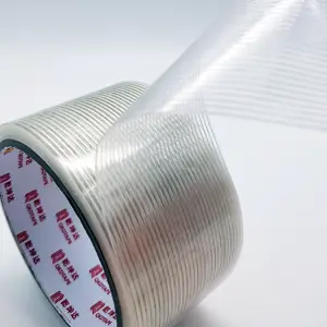 Fiberglas Filament takviyeli bant kendinden yapışkanlı Mono düz Filament bant