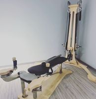 Reformer Pilates en bois d'érable avec tour et chaise, machine de Pilates et d'étirement combinée