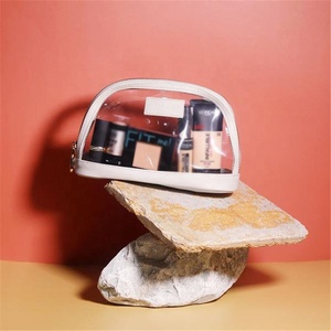 Sac cosmétique transparent à la mode avec fermeture à glissière Sympathybag Mini sac de vanité personnalisé pour les femmes sac de maquillage en cuir personnalisé - Product Image 6