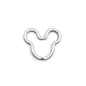Llavero de Metal en Forma de Corazón, Diseño Irregular Personalizado, para Regalo y Uso Diario - Product Image 4