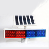 Lampe stroboscopique solaire IP65 LED stroboscopique solaire clignotant voyant d'avertissement autoroute Tunnel carrefour système d'alarme résistant aux intempéries
