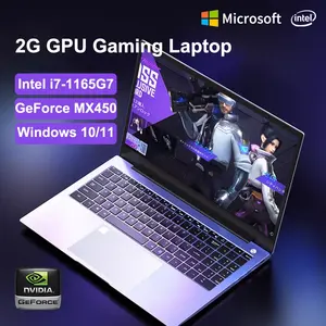 Laptop I7 Intel 11th Core 1165G7 Computador 15,6 polegadas Gaming 16GB RAM 512GB 1T 2T Negócios Vento Ows 10 Notebook Pc Laptop Portátil