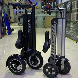 XFY <span class=keywords><strong>Trottinette</strong></span> Électrique Pliante à 3 Roues Légère et Portable avec Siège Meilleure <span class=keywords><strong>Trottinette</strong></span> Électrique <span class=keywords><strong>pour</strong></span> l'Extérieur, la Maison, le Bureau - Product Image 2