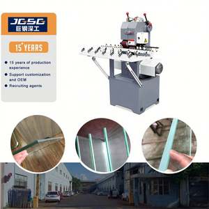 เครื่องเจียรขอบกระจกแบบสายพาน ฟังก์ชั่นเจียรขอบกระจก 45 องศา ขจัดมุมแหลม เครื่องจักรแปรรูปกระจกแบบแมนนวล - Product Image 1