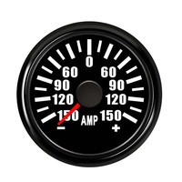 Ampèremètre marin 52 mm étanche analogique, jauge AMP +/-150A 9-32V pour bateau, yacht, navire, panneau de commande